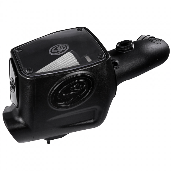 S&B - S&B Cold Air Intake For 08-10 Ford F250 F350 V8-6.4L Powerstroke Dry Extendable White - 75-5105D - Image 1