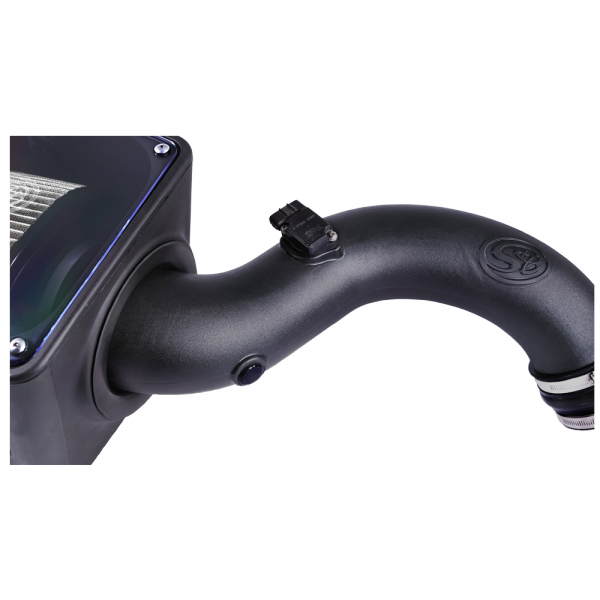 S&B - S&B Cold Air Intake For 04-05 Chevrolet Silverado GMC Sierra V8-6.6L LLY Duramax Dry Extendable White - 75-5102D - Image 3