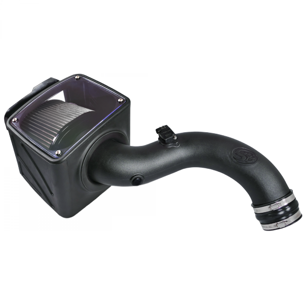 S&B - S&B Cold Air Intake For 04-05 Chevrolet Silverado GMC Sierra V8-6.6L LLY Duramax Dry Extendable White - 75-5102D - Image 4