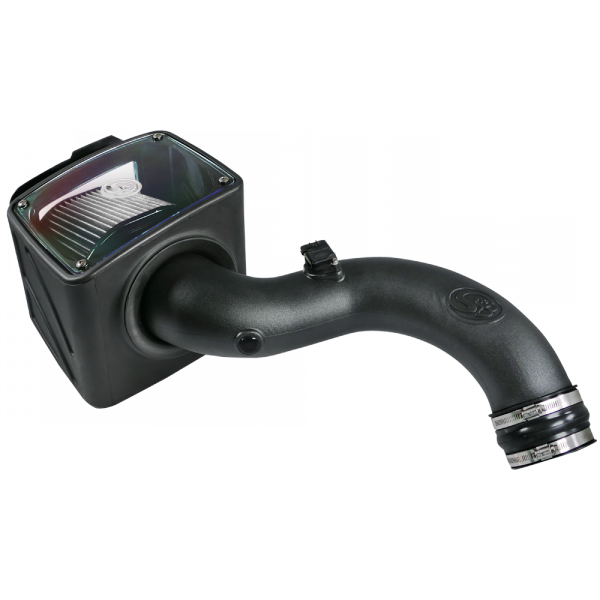 S&B - S&B Cold Air Intake For 04-05 Chevrolet Silverado GMC Sierra V8-6.6L LLY Duramax Dry Extendable White - 75-5102D - Image 7