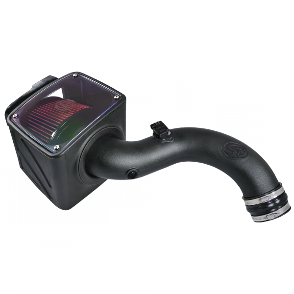 S&B - S&B Cold Air Intake For 04-05 Chevrolet Silverado GMC Sierra V8-6.6L LLY Duramax Cotton Cleanable Red - 75-5102 - Image 6