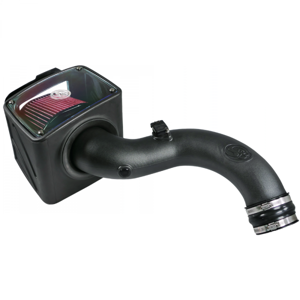 S&B - S&B Cold Air Intake For 04-05 Chevrolet Silverado GMC Sierra V8-6.6L LLY Duramax Cotton Cleanable Red - 75-5102 - Image 8