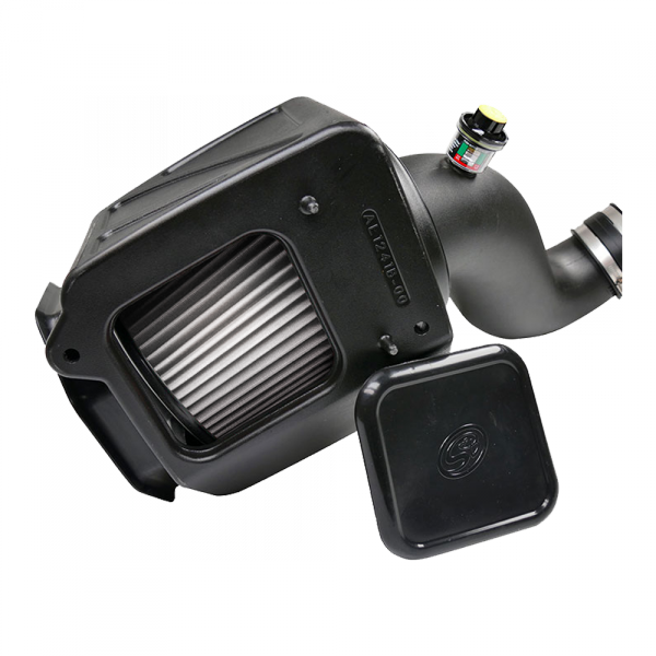 S&B - S&B Cold Air Intake For 07-10 Chevrolet Silverado GMC Sierra V8-6.6L LMM Duramax Dry Extendable White - 75-5091D - Image 3