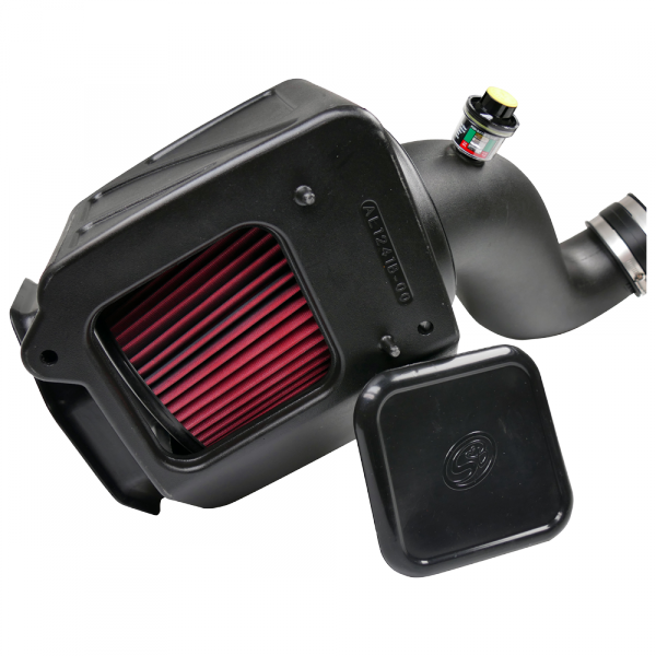 S&B - S&B Cold Air Intake For 07-10 Chevrolet Silverado GMC Sierra V8-6.6L LMM Duramax Cotton Cleanable Red - 75-5091 - Image 6