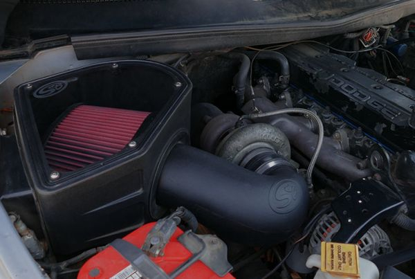 S&B - S&B Cold Air Intake For 94-02 Dodge Ram 2500 3500 5.9L Cummins Cotton Cleanable Red - 75-5090 - Image 9