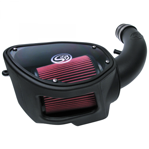 S&B Cold Air Intake For 07-11 Jeep Wrangler JK V6-3.8L Oiled Cotton Cleanable Red - 75-5084