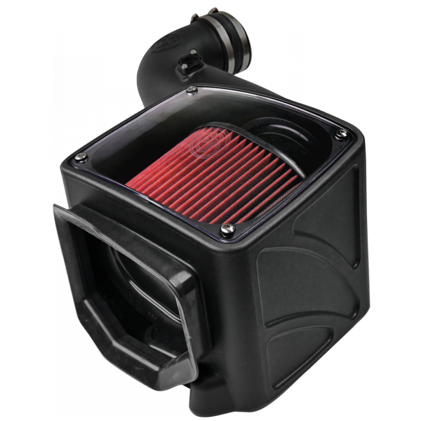 S&B - S&B Cold Air Intake For 06-07 Chevrolet Silverado GMC Sierra V8-6.6L LLY-LBZ Duramax Cotton Cleanable Red - 75-5080 - Image 3