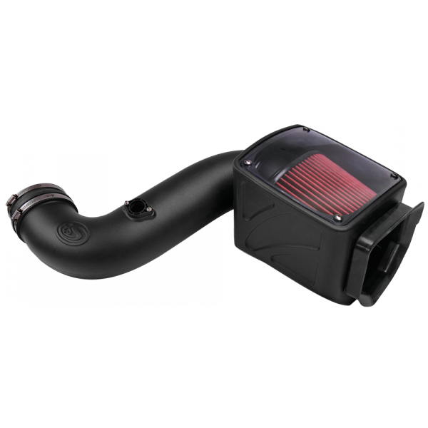 S&B - S&B Cold Air Intake For 06-07 Chevrolet Silverado GMC Sierra V8-6.6L LLY-LBZ Duramax Cotton Cleanable Red - 75-5080 - Image 4