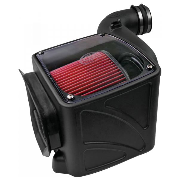 S&B - S&B Cold Air Intake For 06-07 Chevrolet Silverado GMC Sierra V8-6.6L LLY-LBZ Duramax Cotton Cleanable Red - 75-5080 - Image 5