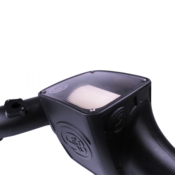 S&B - S&B Cold Air Intake For 03-07 Ford F250 F350 F450 F550 V8-6.0L Powerstroke Dry Extendable White - 75-5070D - Image 2