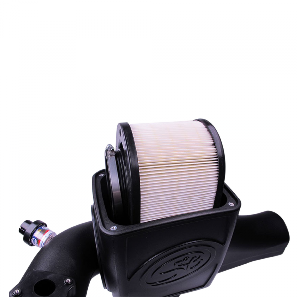 S&B - S&B Cold Air Intake For 03-07 Ford F250 F350 F450 F550 V8-6.0L Powerstroke Dry Extendable White - 75-5070D - Image 5