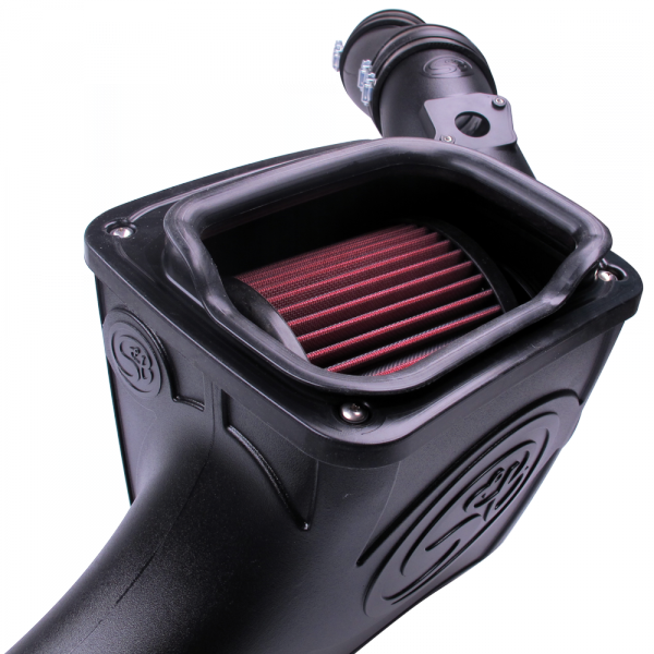 S&B - S&B Cold Air Intake For 03-07 Ford F250 F350 F450 F550 V8-6.0L Powerstroke Cotton Cleanable Red - 75-5070 - Image 4