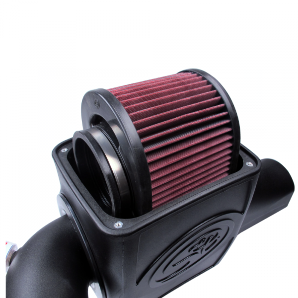 S&B - S&B Cold Air Intake For 03-07 Ford F250 F350 F450 F550 V8-6.0L Powerstroke Cotton Cleanable Red - 75-5070 - Image 5