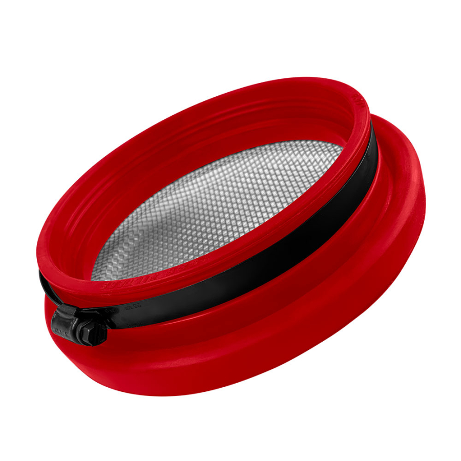 S&B - S&B Turbo Screen 5.0 Inch Red Stainless Steel Mesh W/Stainless Steel Clamp - 77-3004 - Image 4