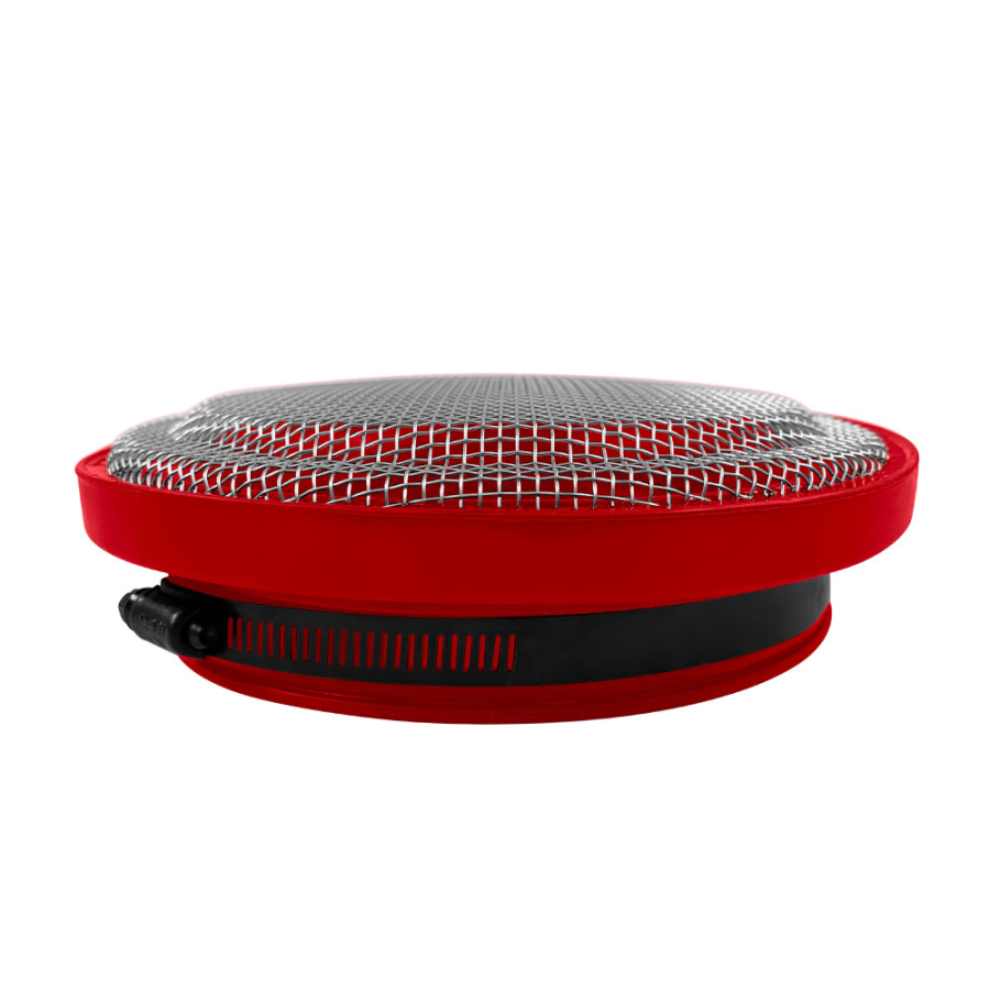 S&B - S&B Turbo Screen 5.0 Inch Red Stainless Steel Mesh W/Stainless Steel Clamp - 77-3004 - Image 5