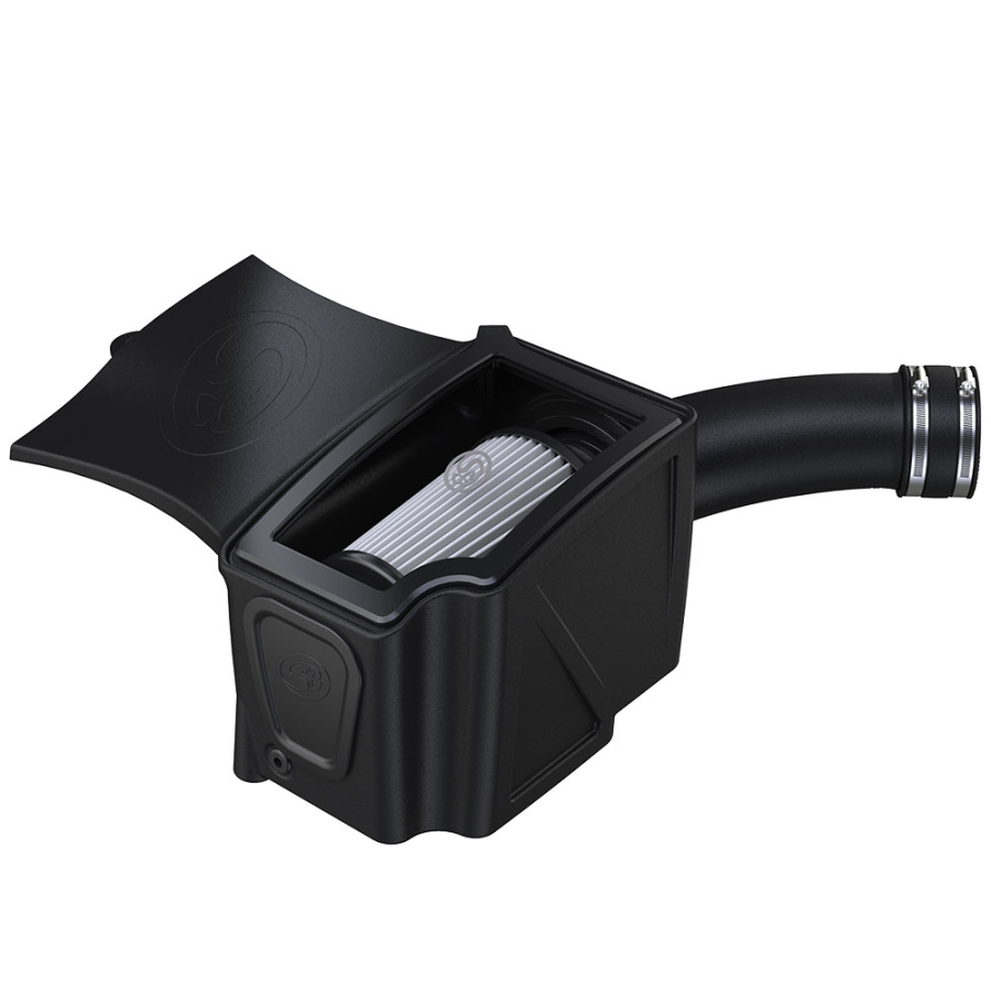 S&B - S&B Cold Air Intake For 94-97 Ford F250 F350 V8-7.3L Powerstroke Dry Extendable White - 75-5131D - Image 2