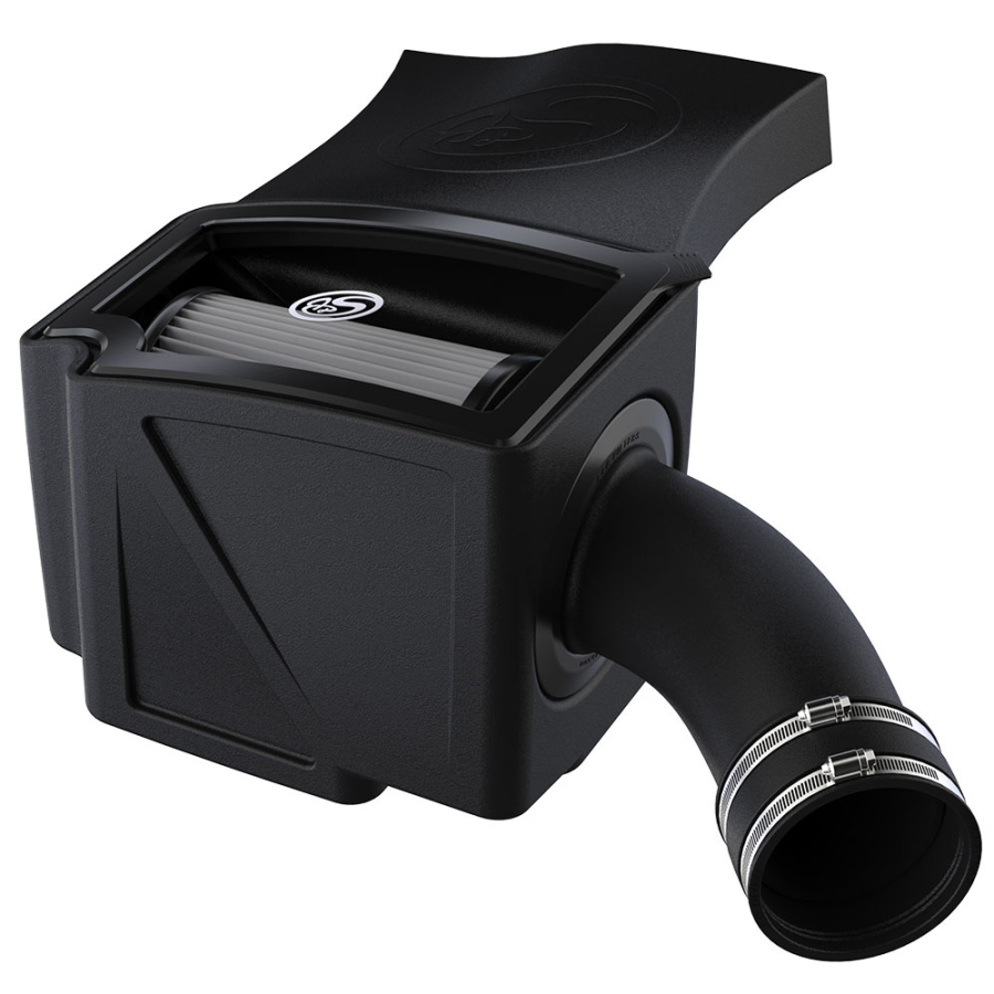 S&B - S&B Cold Air Intake For 94-97 Ford F250 F350 V8-7.3L Powerstroke Dry Extendable White - 75-5131D - Image 4