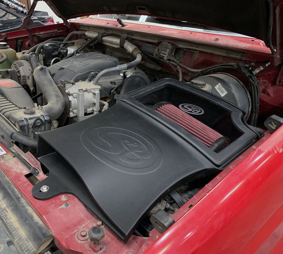 S&B - S&B Cold Air Intake For 94-97 Ford F250 F350 V8-7.3L Powerstroke Cotton Cleanable Red - 75-5131 - Image 5