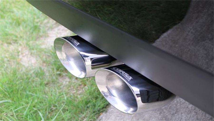 Corsa Performance - Corsa Performance Twin 4.0in. Side Swept Polished Pro-Series Tip Kit (Clamp Included) - 14031 - Image 2
