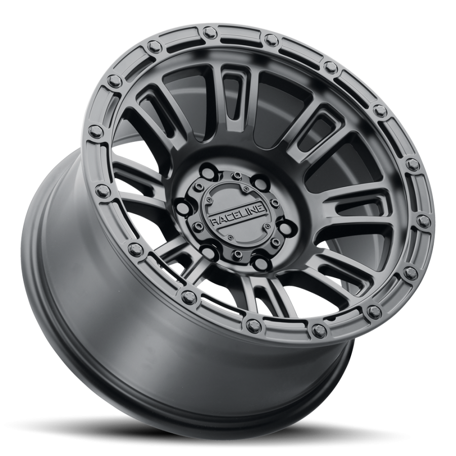 Raceline Wheels - COMPASS SATIN BLACK 17X9 5X127 -12mm - Image 2