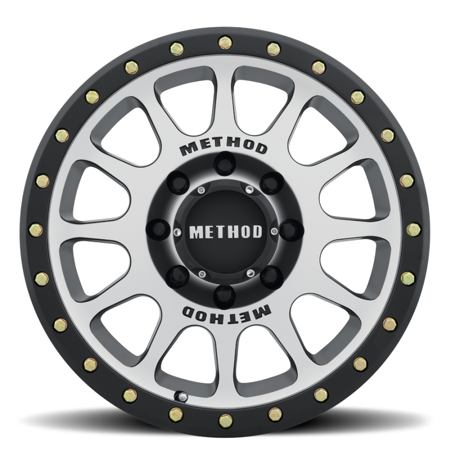 Method Race Wheels - MR305 NV MACHINED - MATTE BLACK LIP 17X8.5 6X5.5 25mm - Image 2