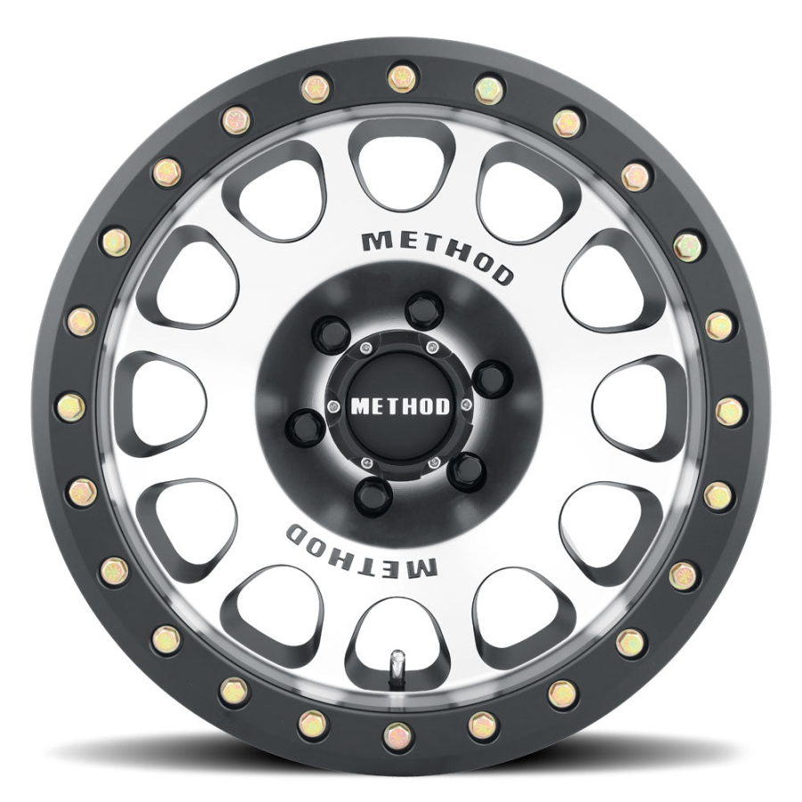 Method Race Wheels - MR105 Beadlock MACHINED - MATTE BLACK RING 17X9 6X5.5 -38mm - Image 2