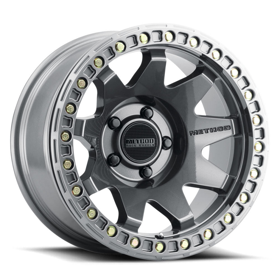 MR108 GLOSS TITANIUM 17X9 6X5.5 -44mm