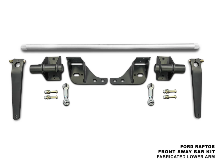 10-14 Ford F-150 Raptor Front Sway Bar Kit- Fabricated Lower Arm