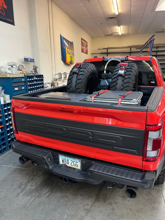 Foutz Motorsports - 17-20 Ford F-150 Raptor Rear Bed Organizer With Rear Cargo Slide Tray - Image 9