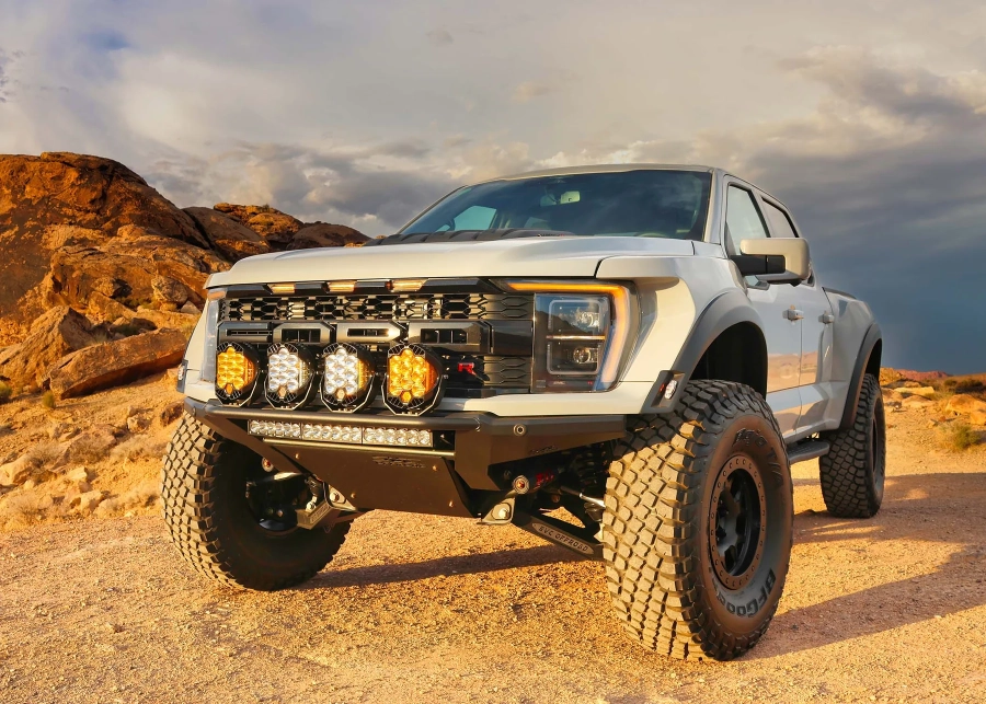 SVC Offroad - 23+ Ford F-150 Raptor R Mojave Frame Cut Front Bumper With SVC Heat Exchanger - Image 3