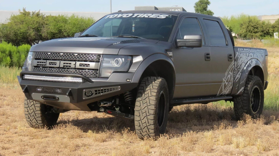 Addictive Desert Designs - 10-14 Ford F-150 Raptor HoneyBadger Front Bumper - Image 3