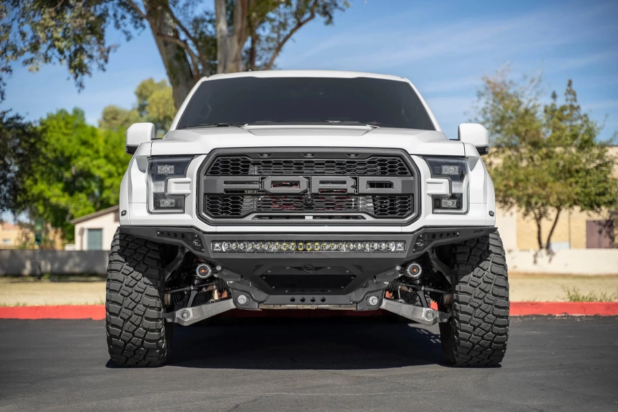 Addictive Desert Designs - 17-20 Ford F-150 Raptor Rock Fighter FRame Cut Front Bumper - Image 2