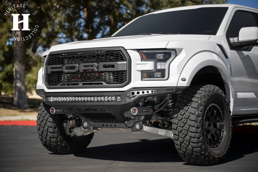 Addictive Desert Designs - 17-20 Ford F-150 Raptor Rock Fighter FRame Cut Front Bumper - Image 5