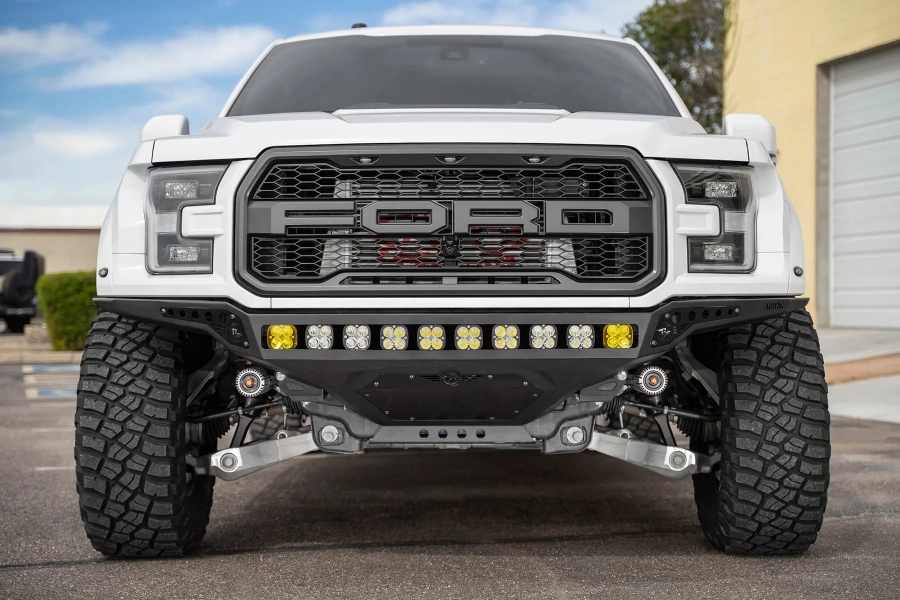 Addictive Desert Designs - 17-20 Ford F-150 Raptor Rock Fighter FRame Cut Front Bumper - Image 6