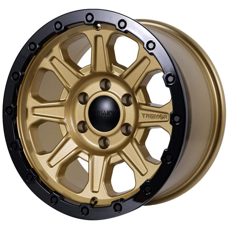 Tremrr Wheels - 103 Impact 17×8.5 6x135BP +0mm 87.1mm Hub Bore Gloss Gold w/Gloss Black lip - Image 4