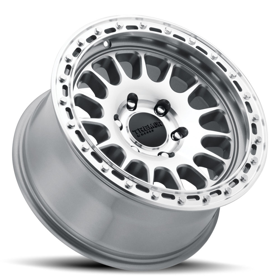 Tremrr Wheels - 104 Aftershock 17×8.5 6×135 +0mm offset 4.75″ backside 84.1mm hub bore Machined face w/Silver windows - Image 3