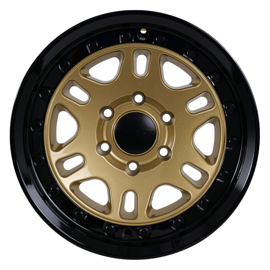 Tremrr Wheels - 105 Shaker 20x9 6×135 +0mm 87.1mm Hub Bore Gloss Gold w/ Gloss Black lip - Image 2